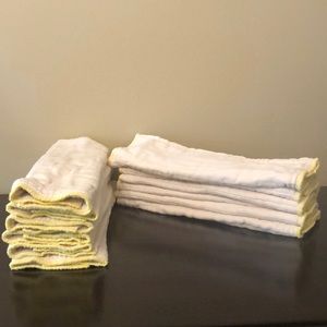 Cloth-eez Prefolds Small/Yellow ORGANIC